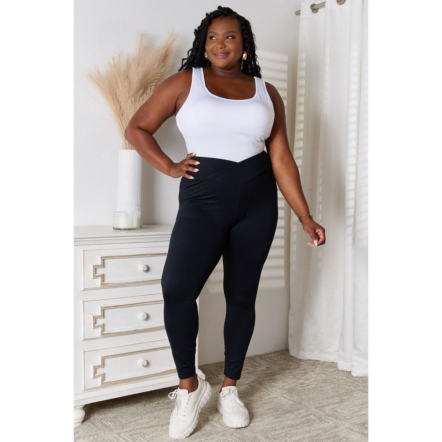 Basic Bae V-Waistband Sports Leggings