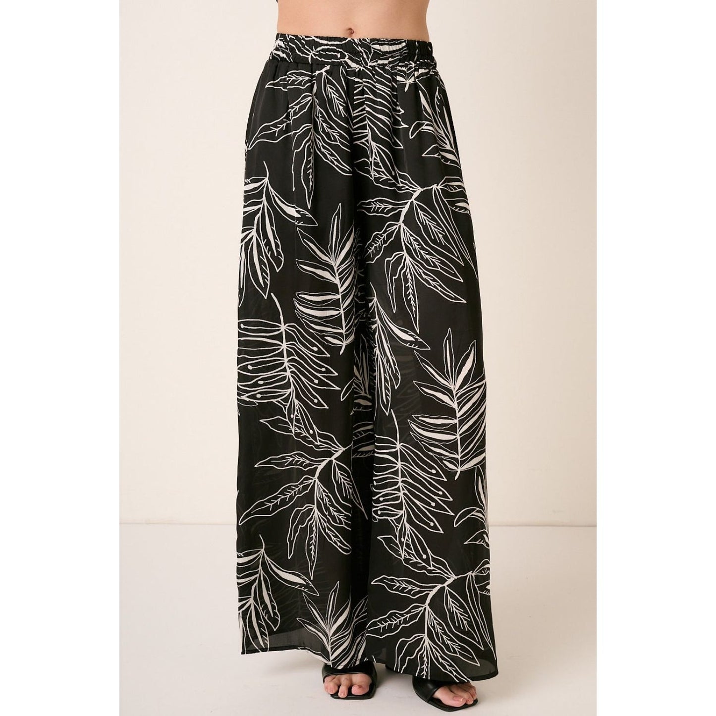 Mittoshop Printed Wide Leg Pants