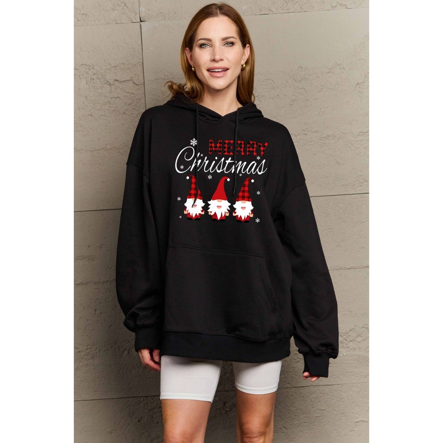 Simply Love Full Size MERRY CHRISTMAS Graphic Hoodie