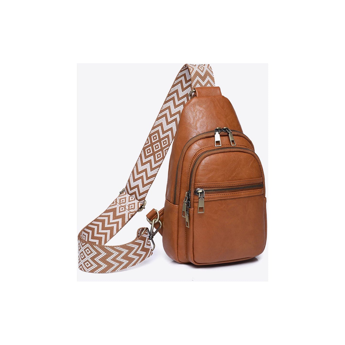 Adored It's Your Time PU Leather Sling Bag