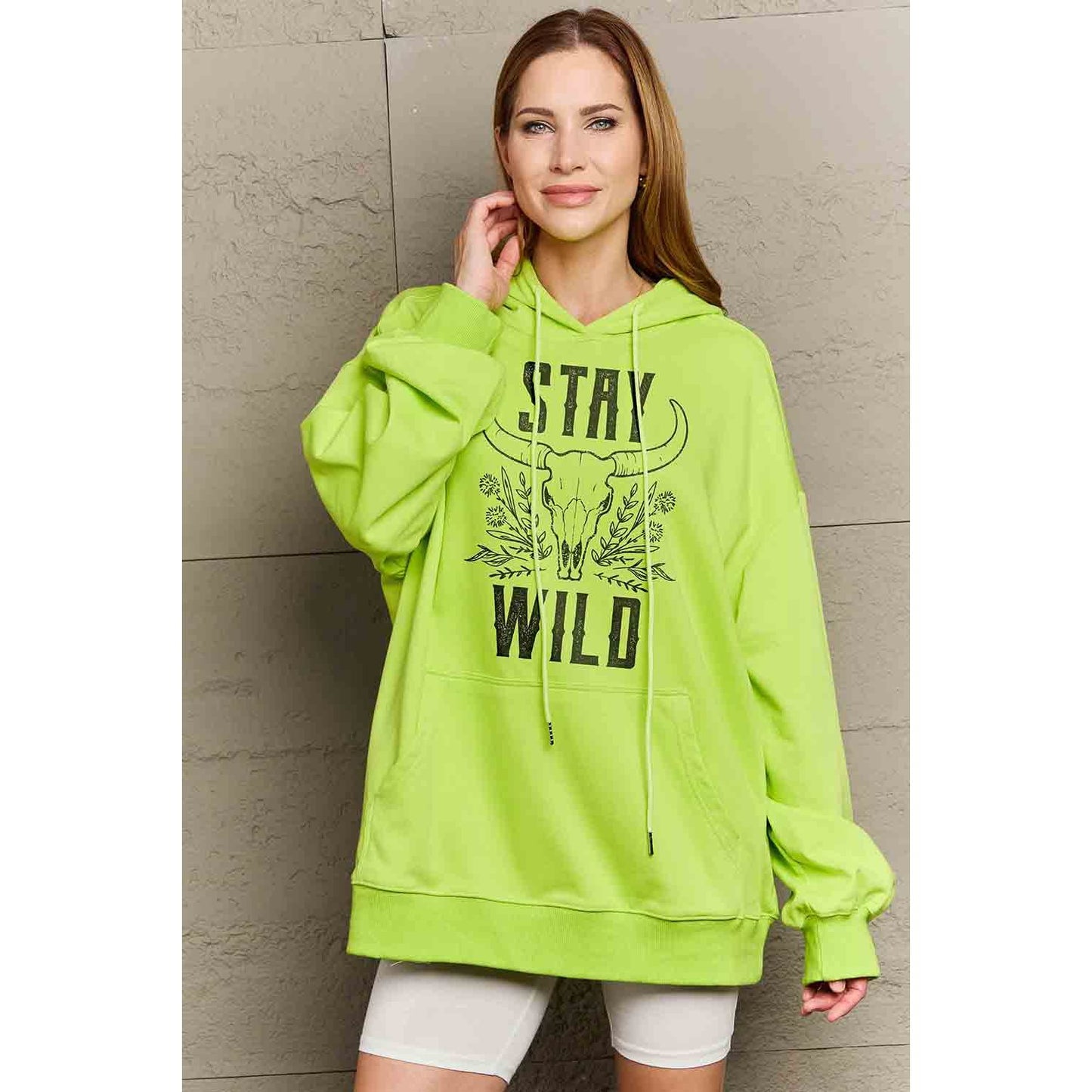 Simply Love Simply Love Full Size STAY WILD Graphic Hoodie