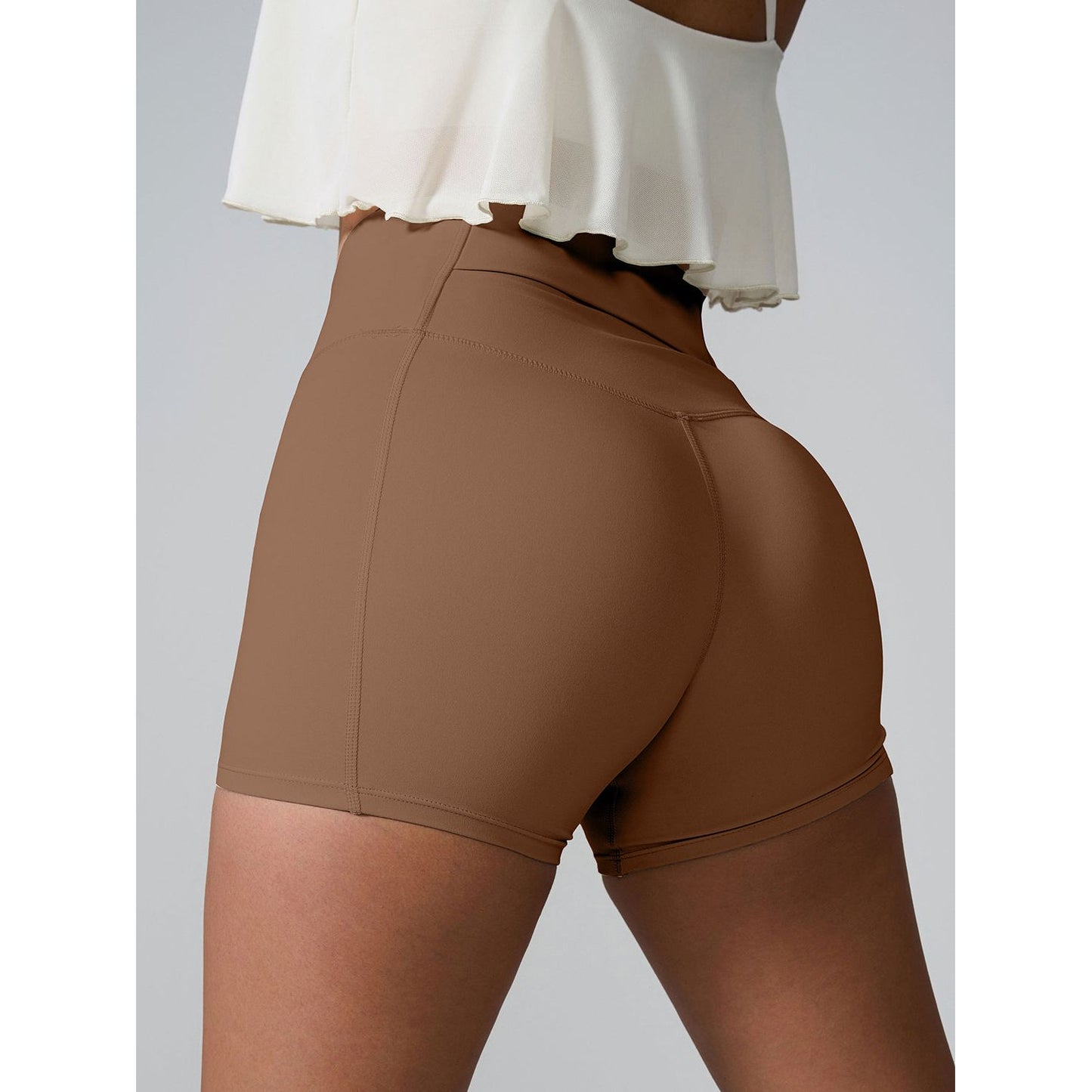 High Waist Active Shorts