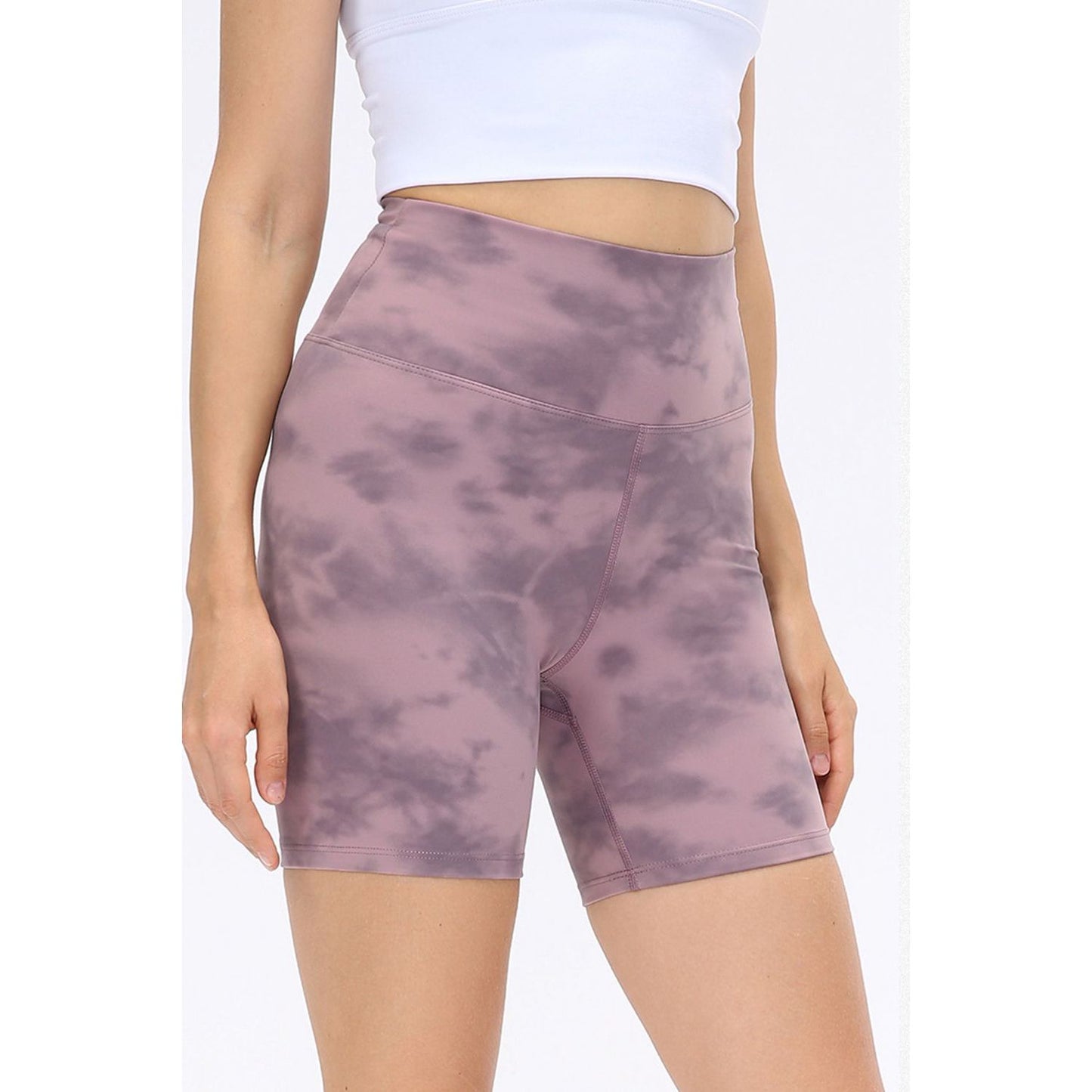 Wide Waistband Sports Shorts