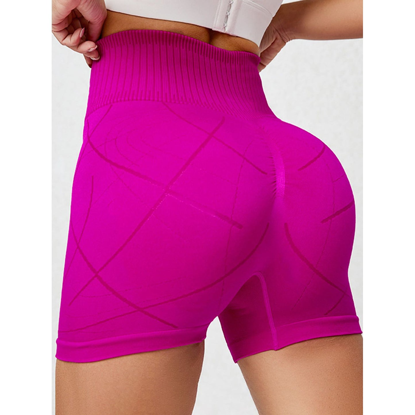 High Waist Active Shorts