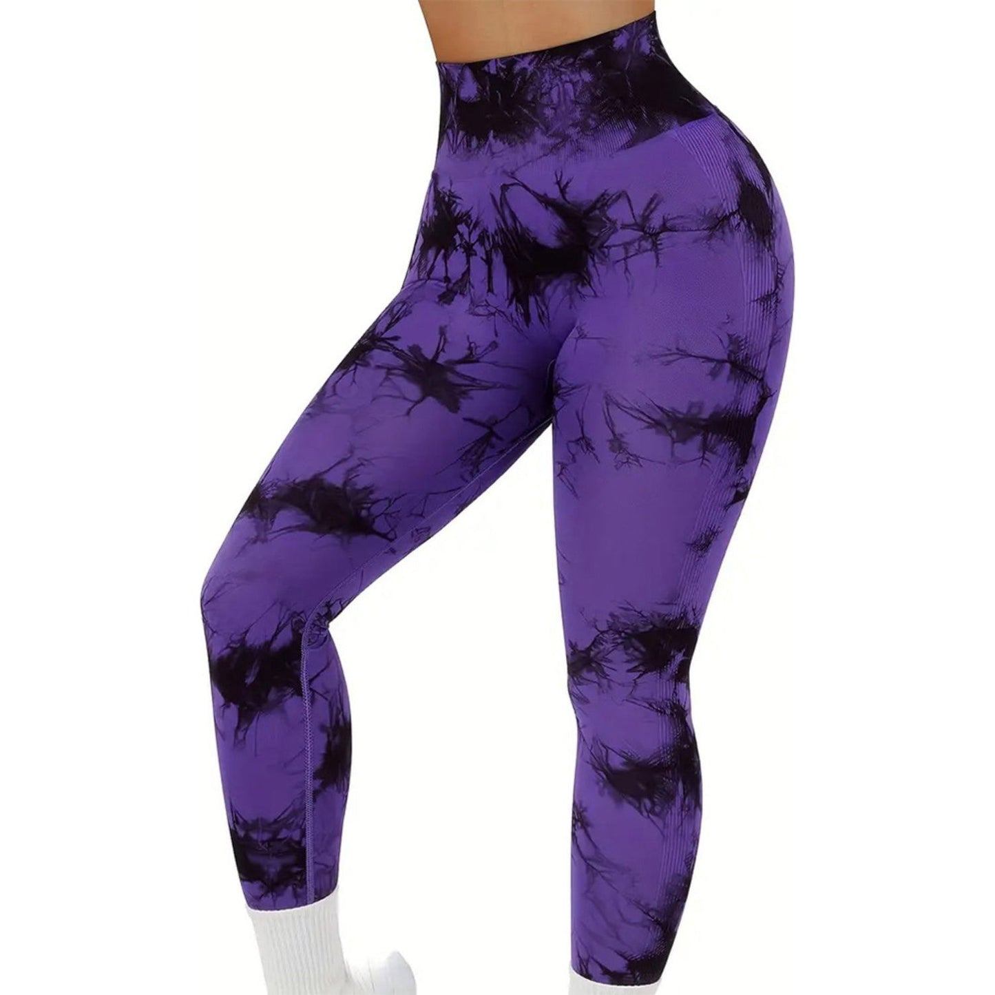 Printed High Waist Active Pants