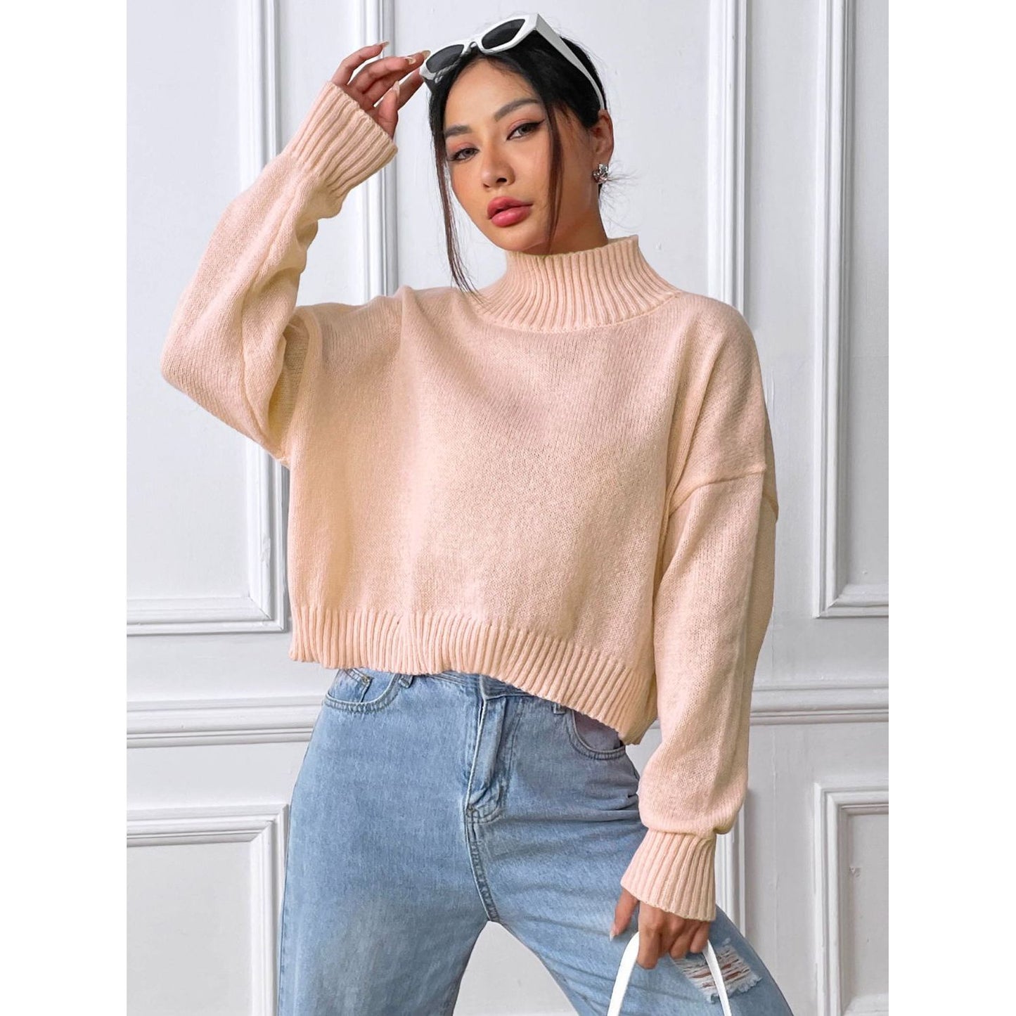 Turtleneck Long Sleeve Sweater