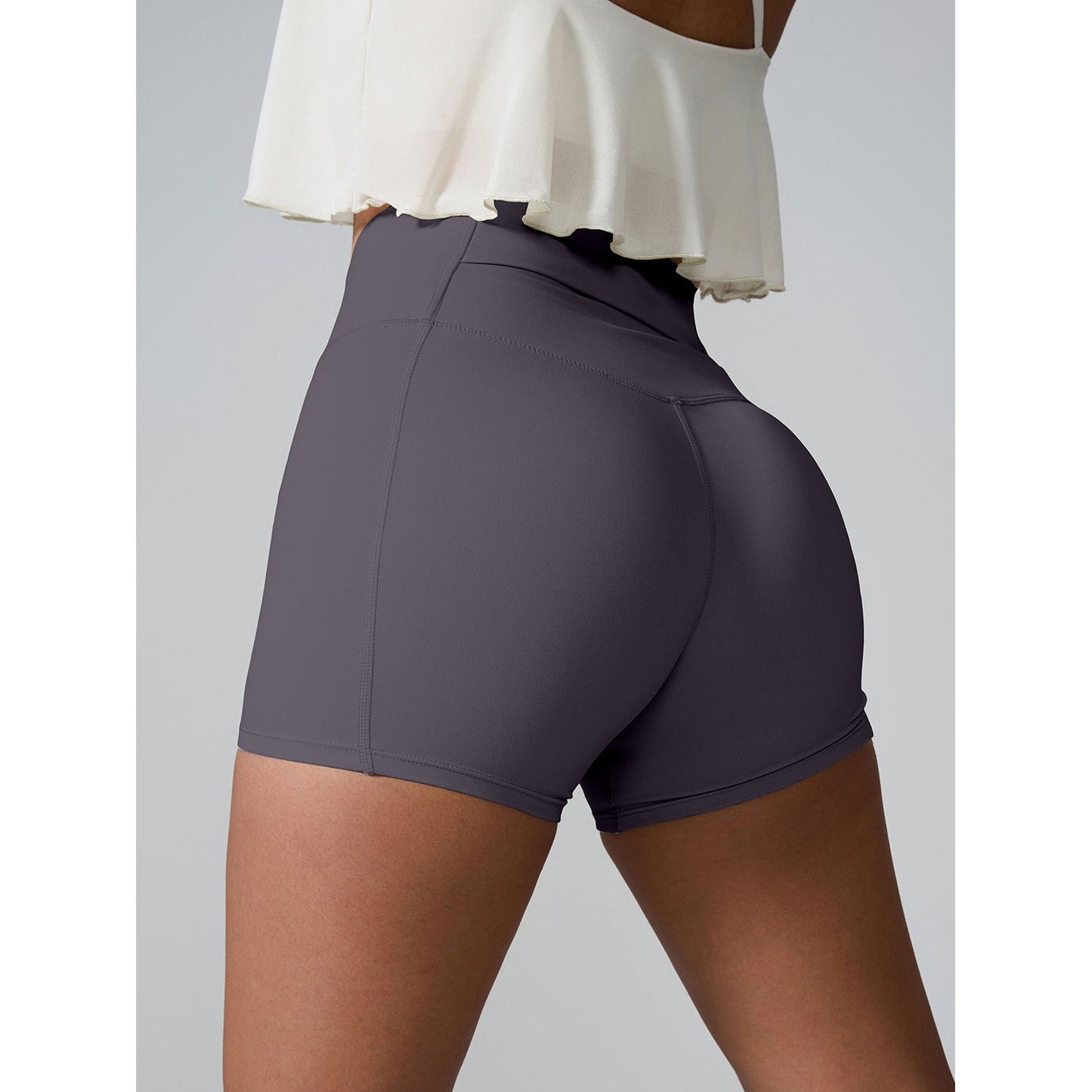 High Waist Active Shorts