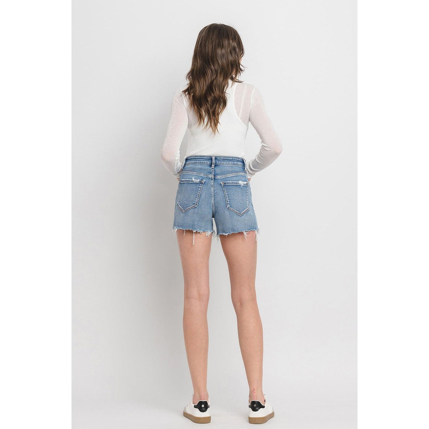 Vervet by Flying Monkey High Rise Denim Shorts