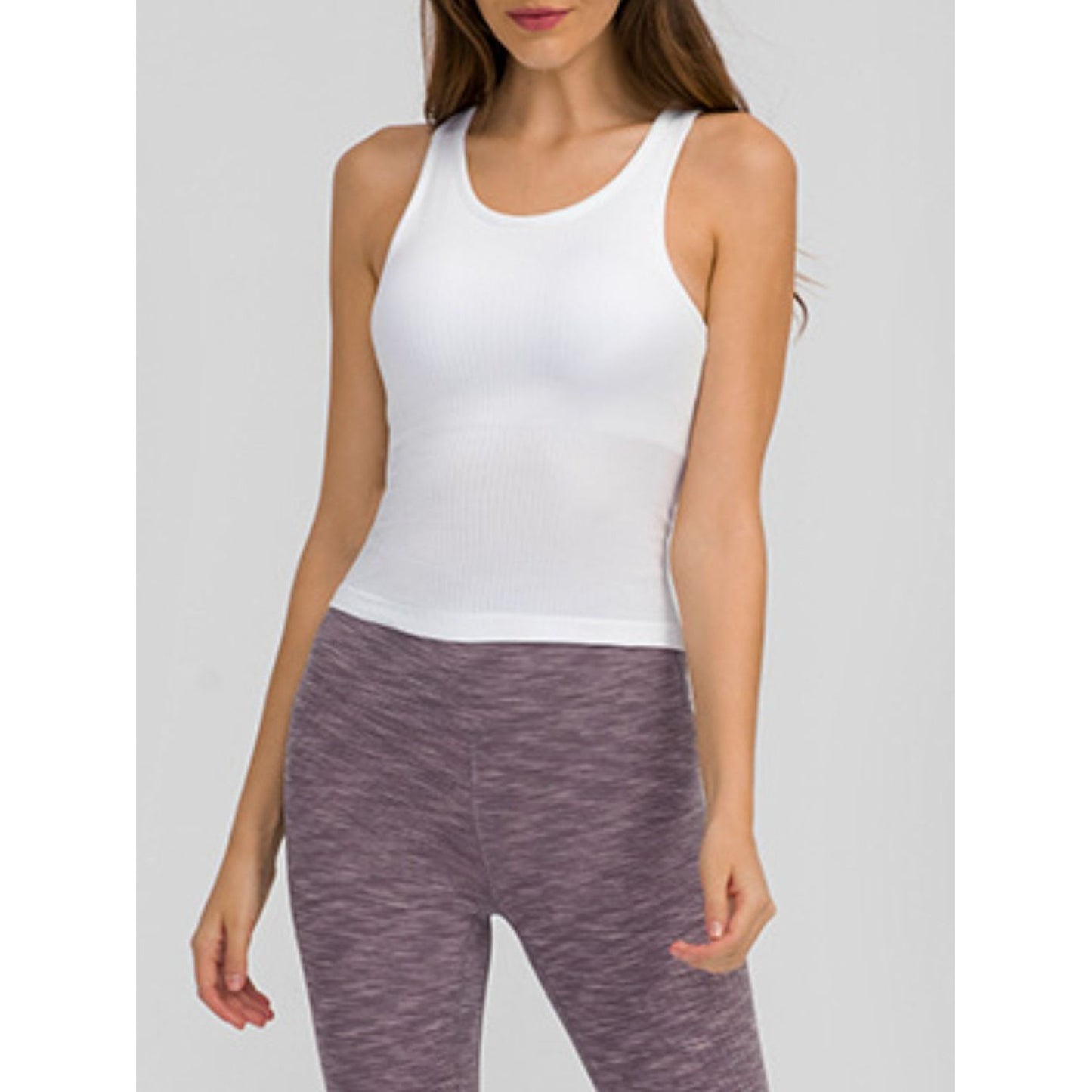 Round Neck Racerback Active Tank