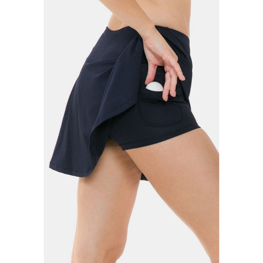 Leggings Depot Wide Waistband Active Skort