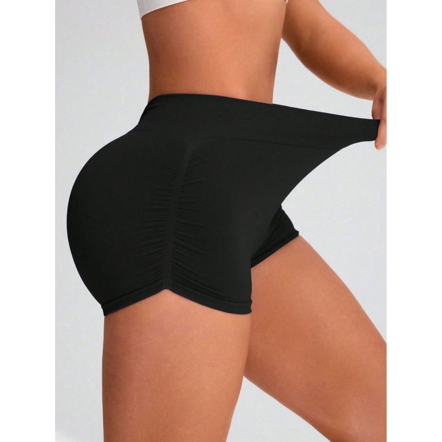 Elastic Waist Active Shorts