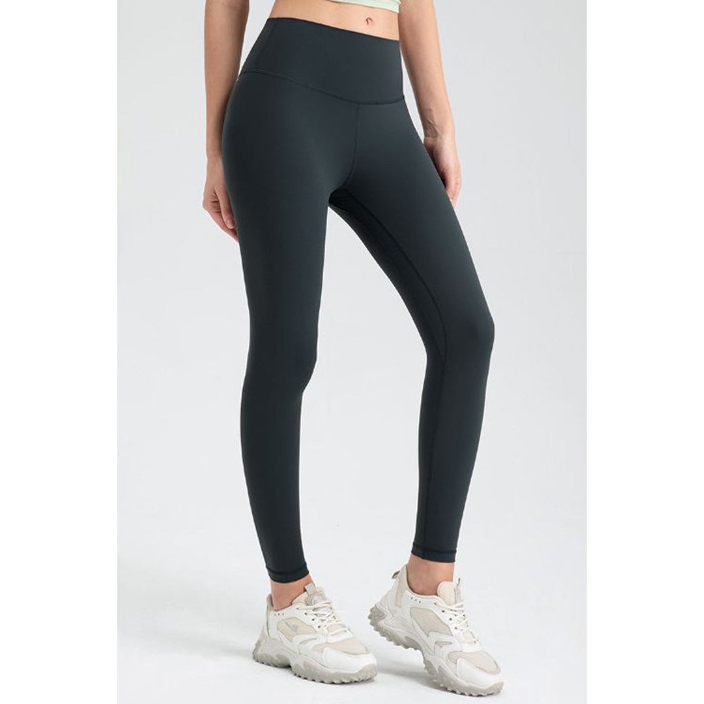 Wide Waistband Slim Fit Active Leggings