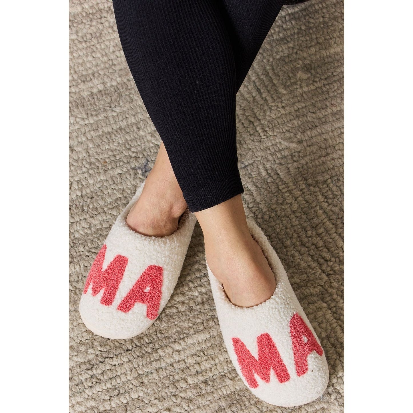 Melody MAMA Pattern Cozy Slippers