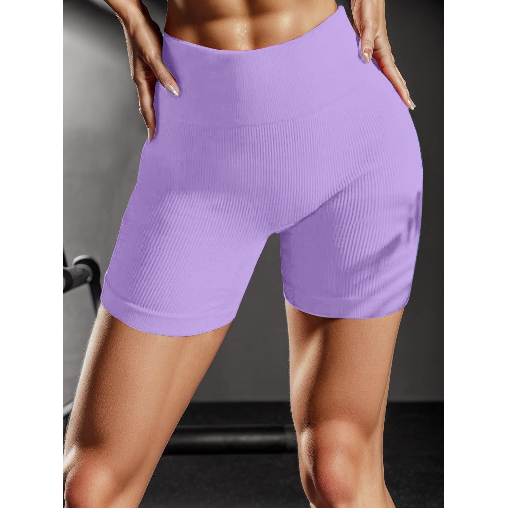 High Waist Active Shorts