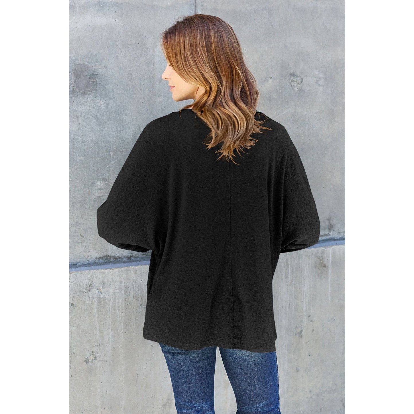 Double Take Full Size Round Neck Long Sleeve T-Shirt