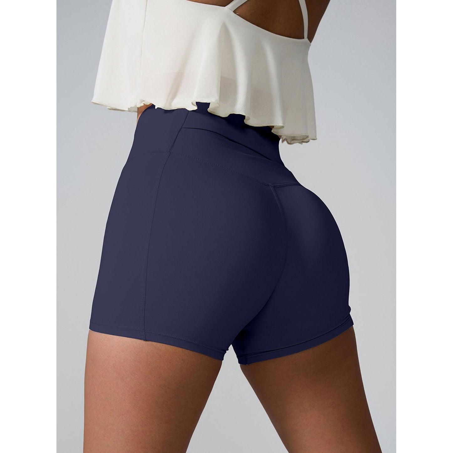 High Waist Active Shorts