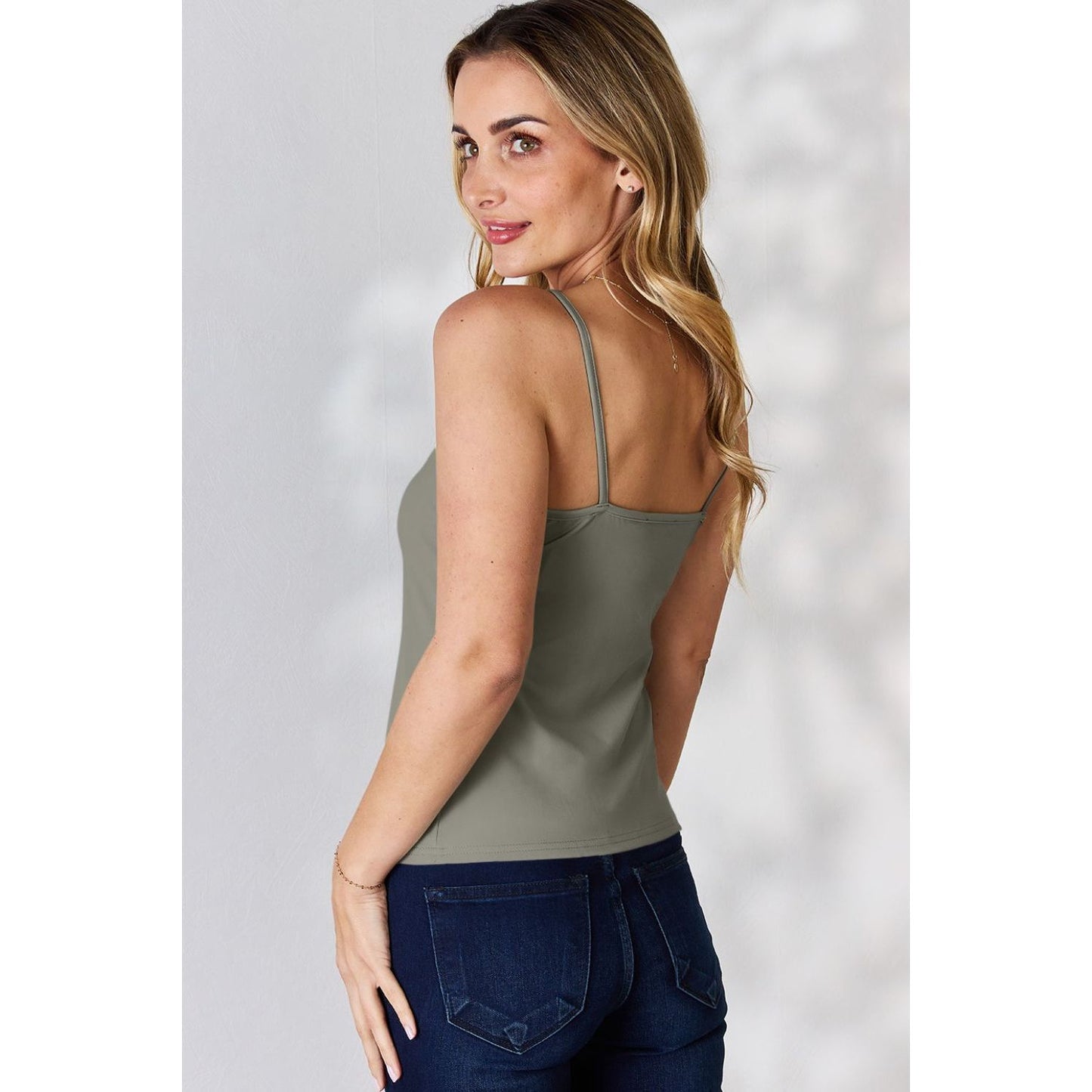 Basic Bae Full Size Round Neck Slim Cami