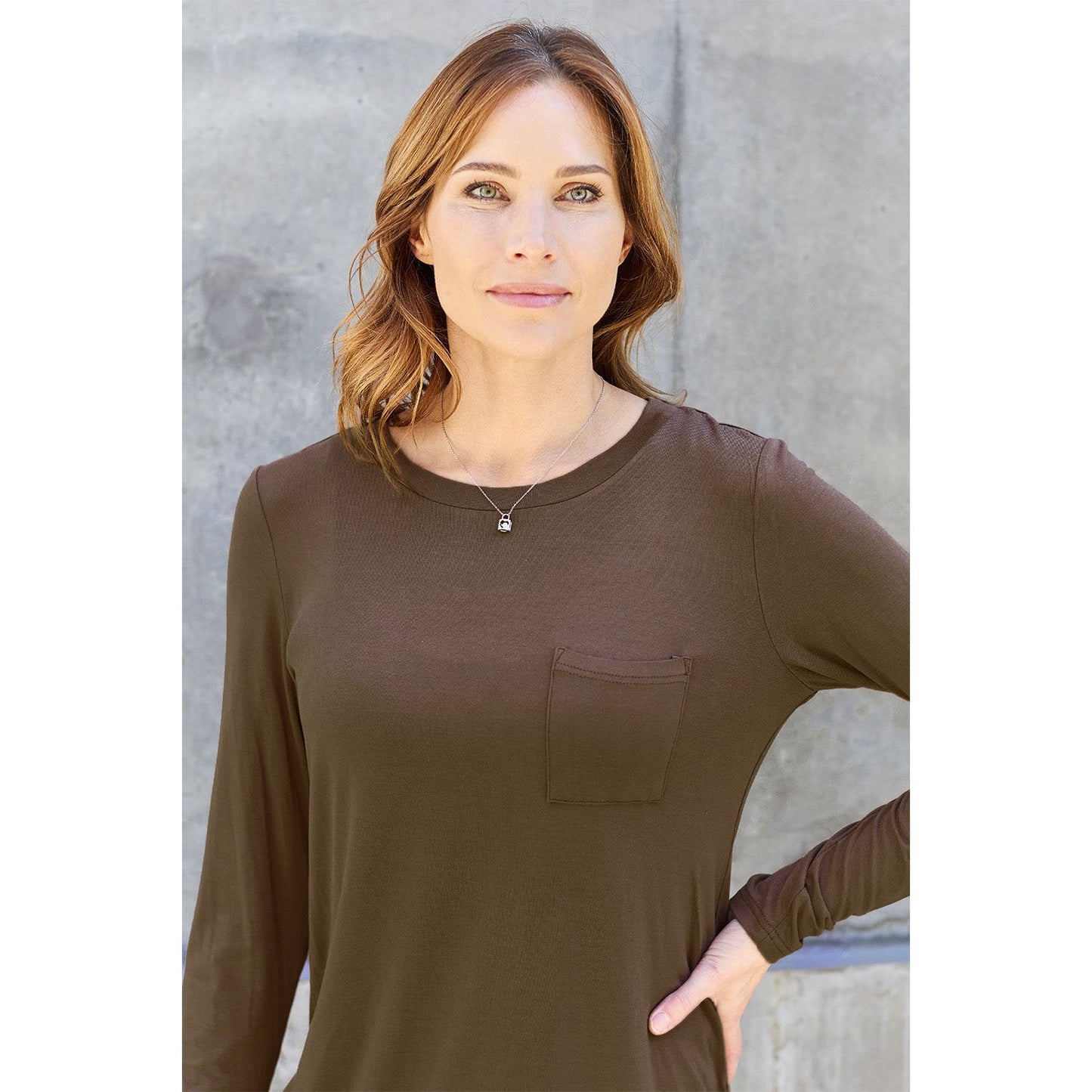 Basic Bae Full Size Round Neck Long Sleeve Top