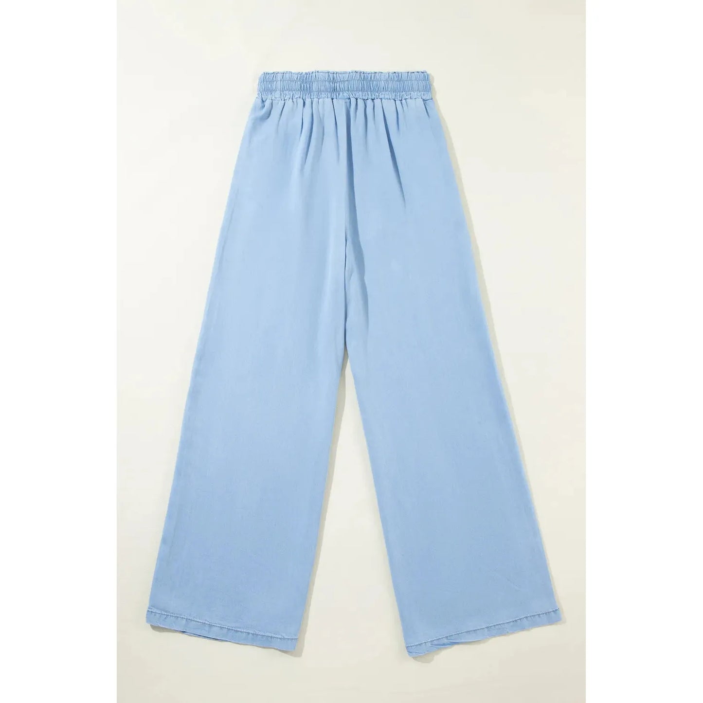 Drawstring Wide Leg Jeans