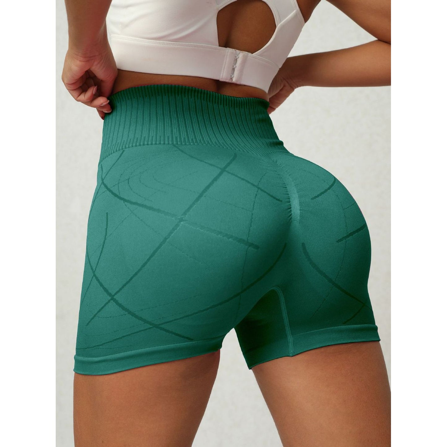 High Waist Active Shorts