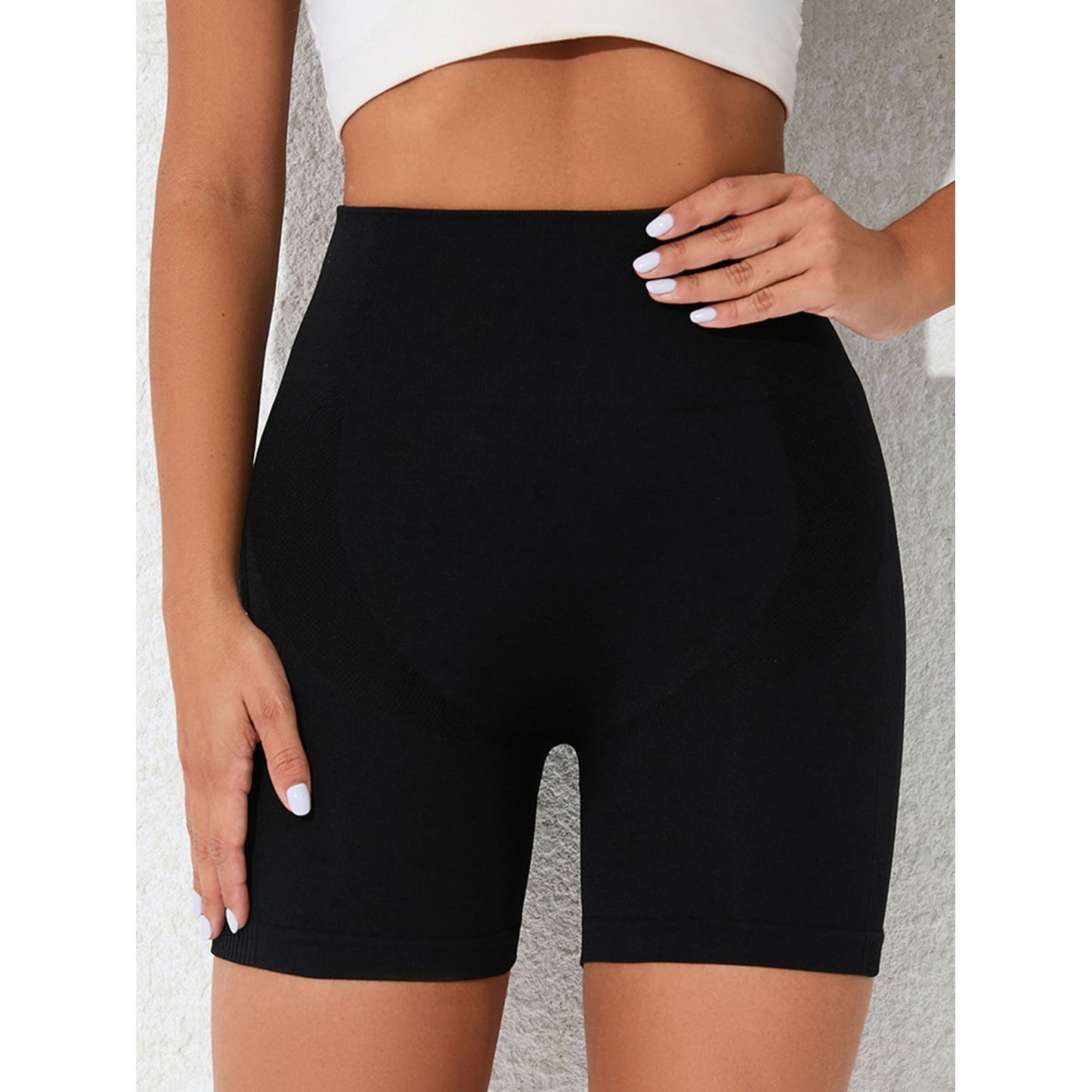 High Waist Active Shorts