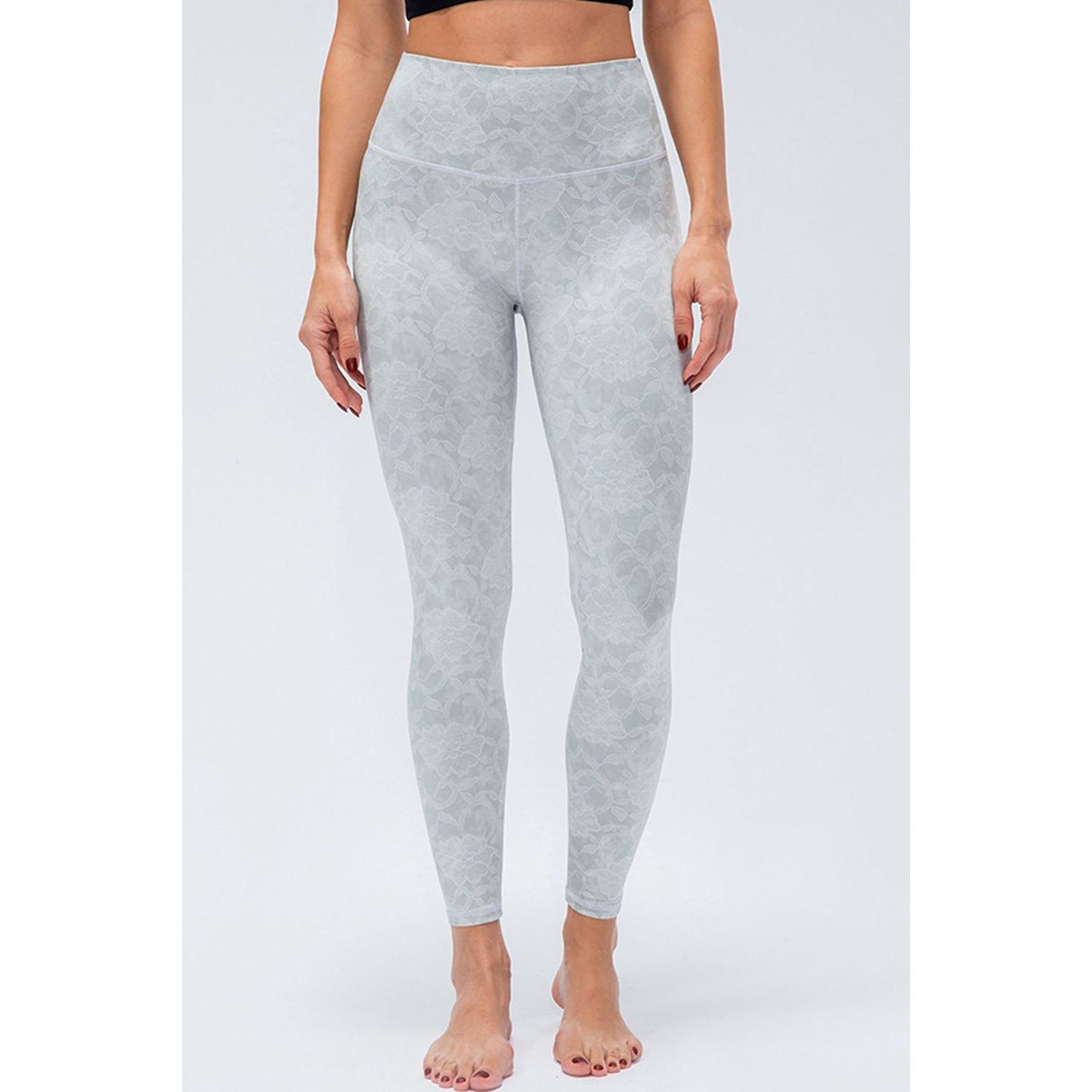 Wide Waistband Slim Fit Active Leggings