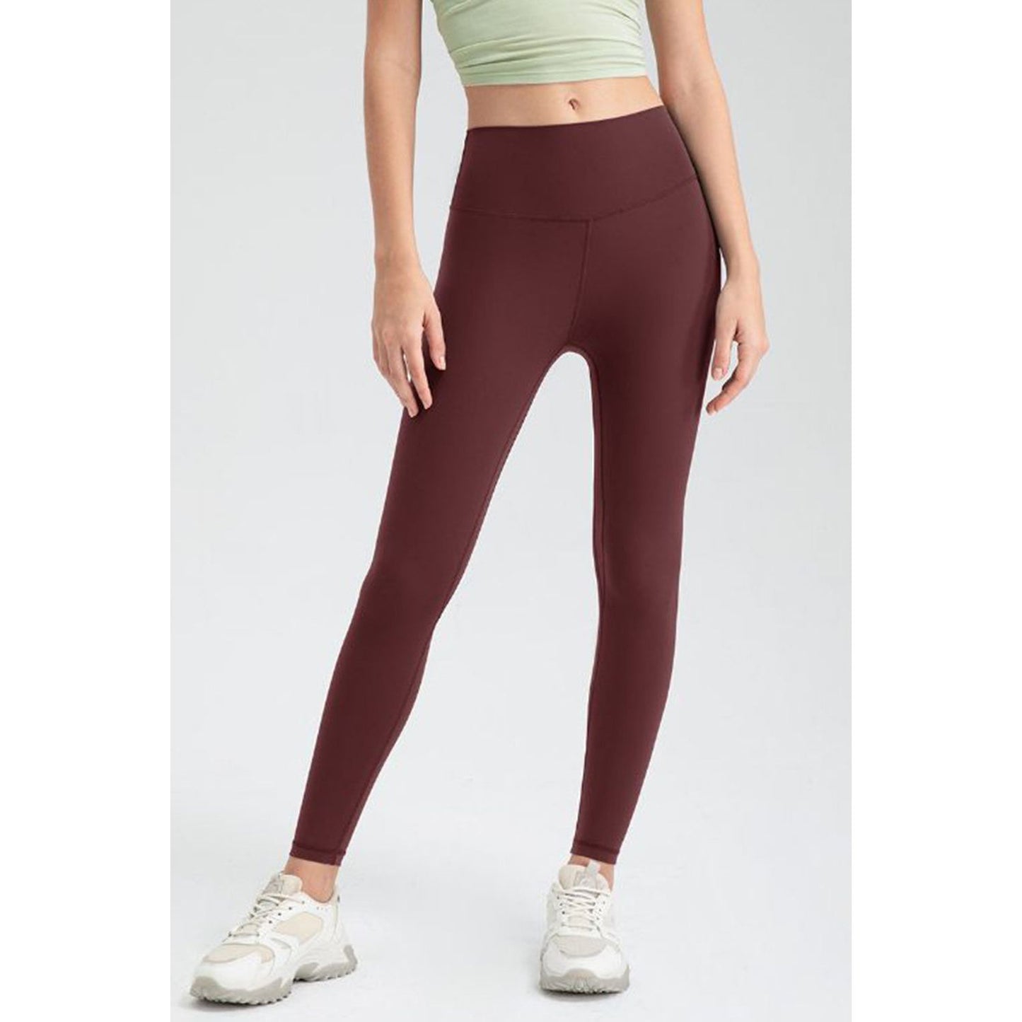 Wide Waistband Slim Fit Active Leggings