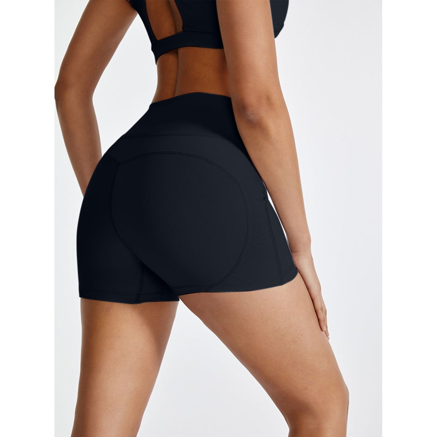 High Waist Active Shorts