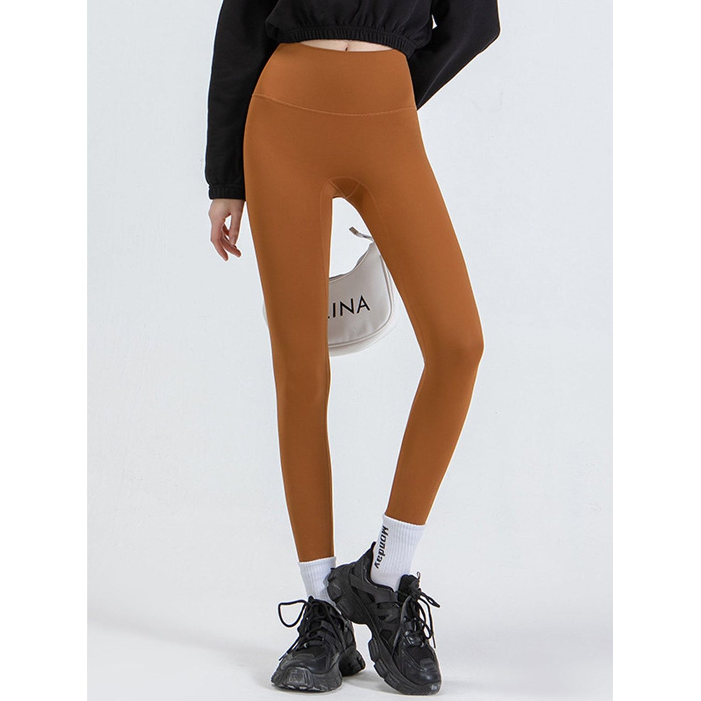 Wide Waistband Sports Leggings