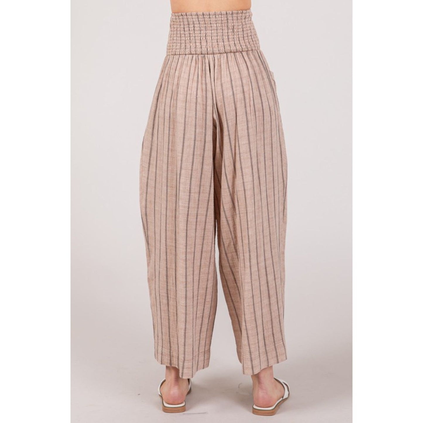 SAGE + FIG Cotton Gauze Wash Stripe Pants