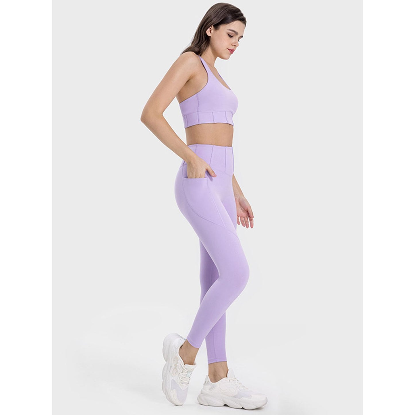 Pocketed High Waist Active Leggings