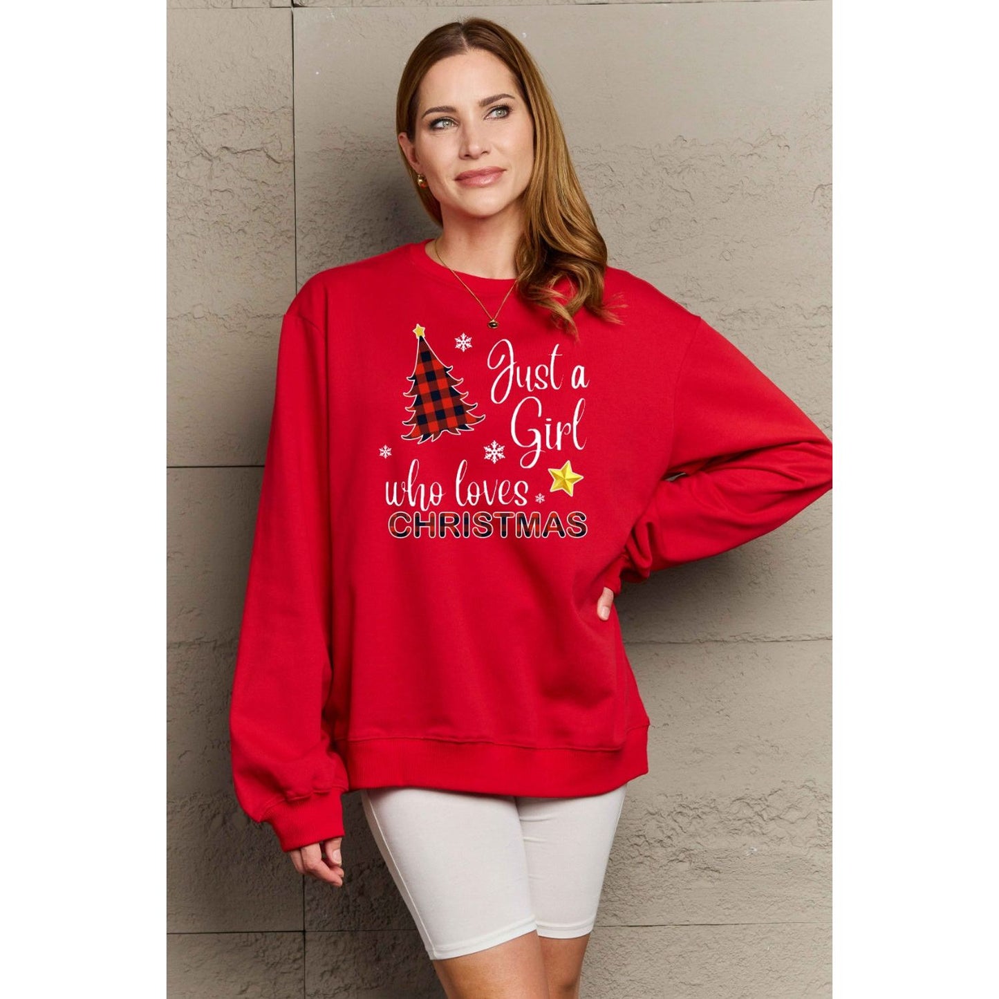 Simply Love Full Size Graphic Sweatshirt