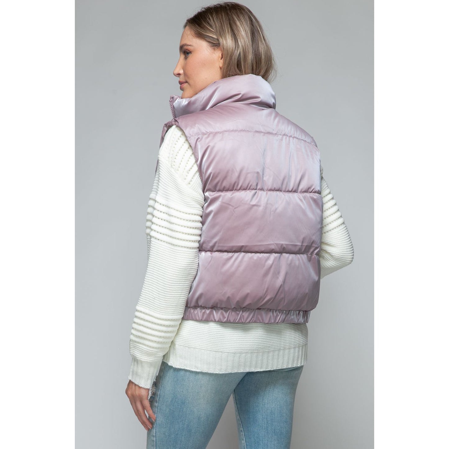 Snobbish Fine Fur Lining Quilted Vest