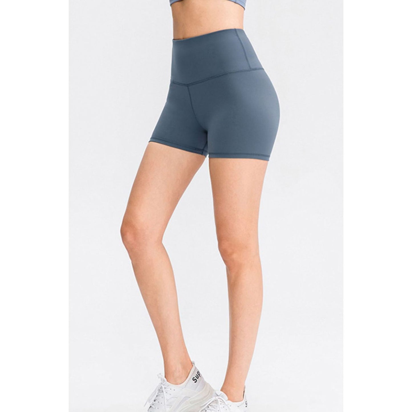 Wide Waistband Sports Shorts