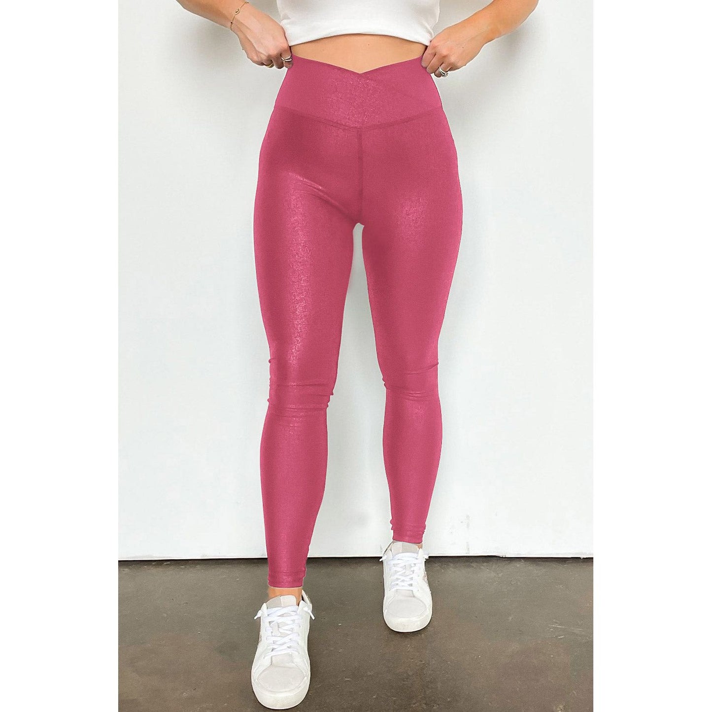 Solid High Waist Leggings