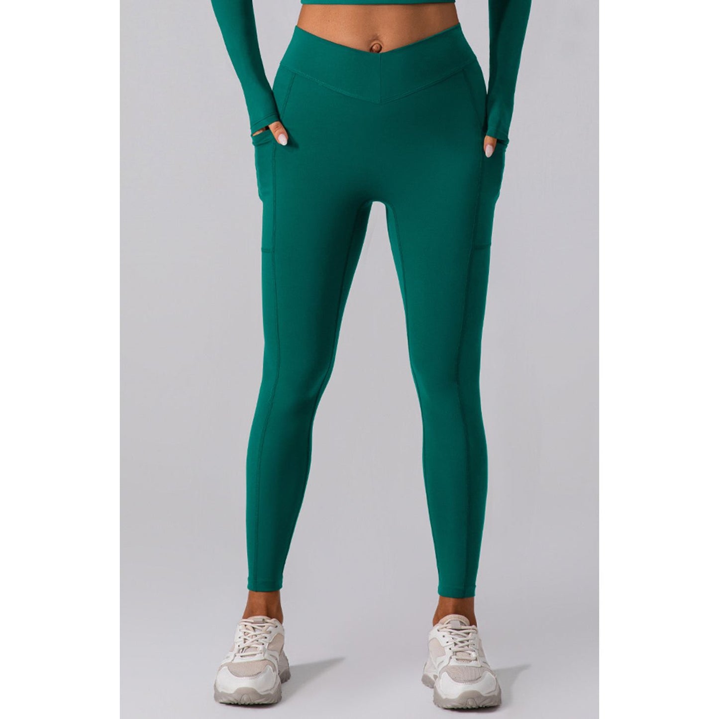 High Waist Active Leggings with Pockets