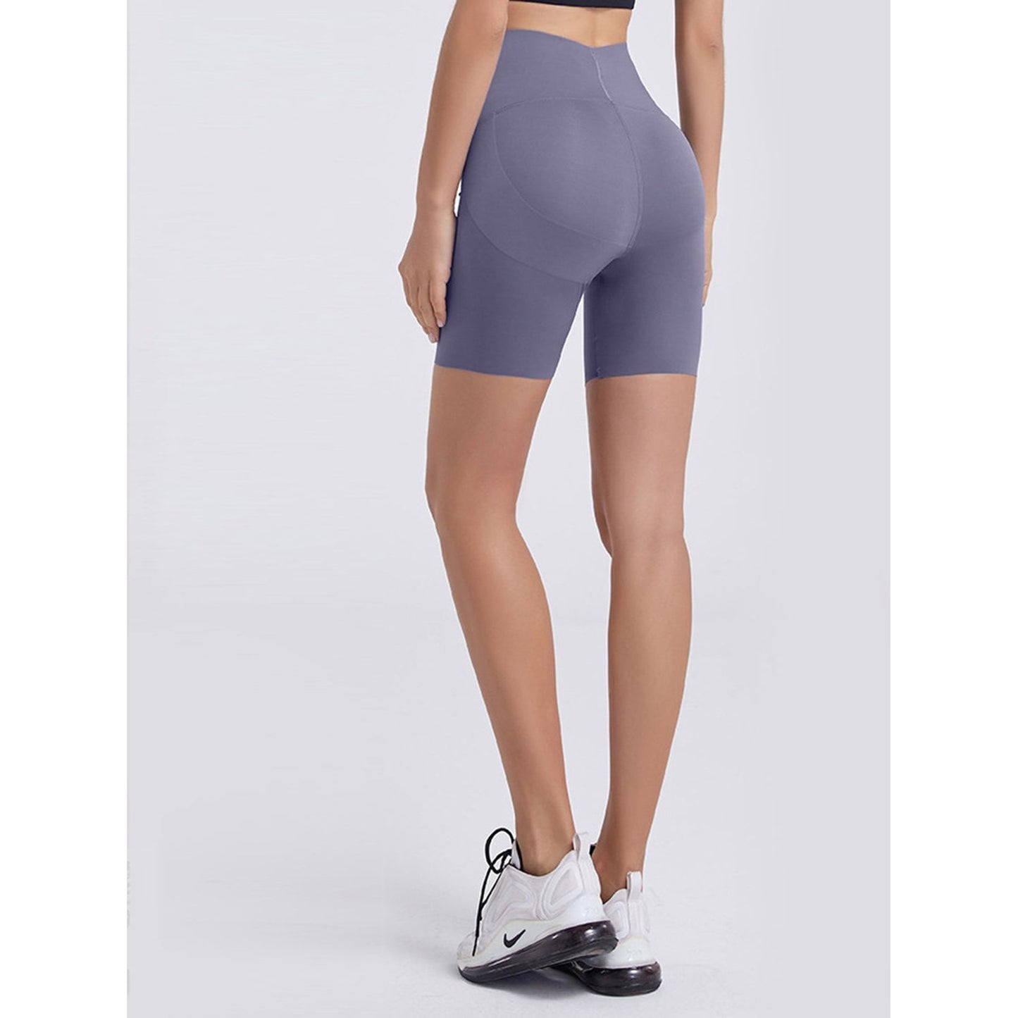 Wide Waistband Sports Shorts