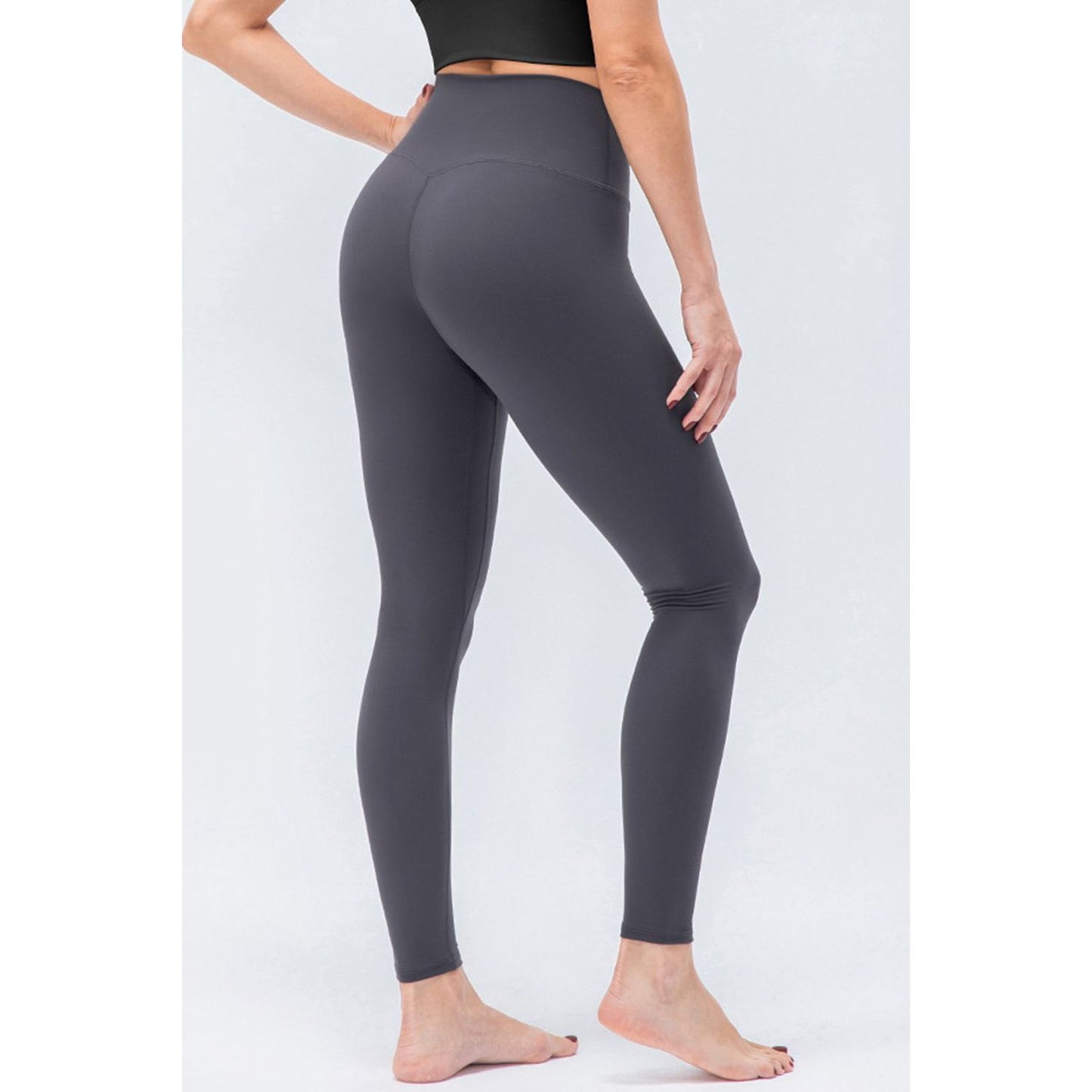 Wide Waistband Slim Fit Active Leggings