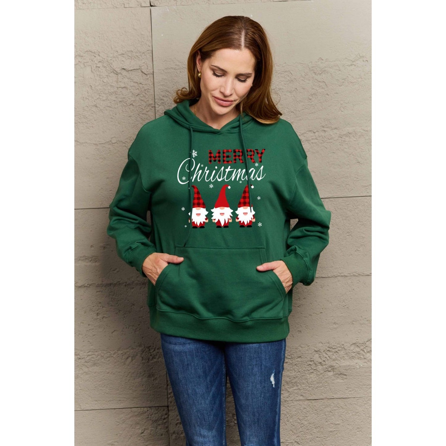 Simply Love Full Size MERRY CHRISTMAS Graphic Hoodie