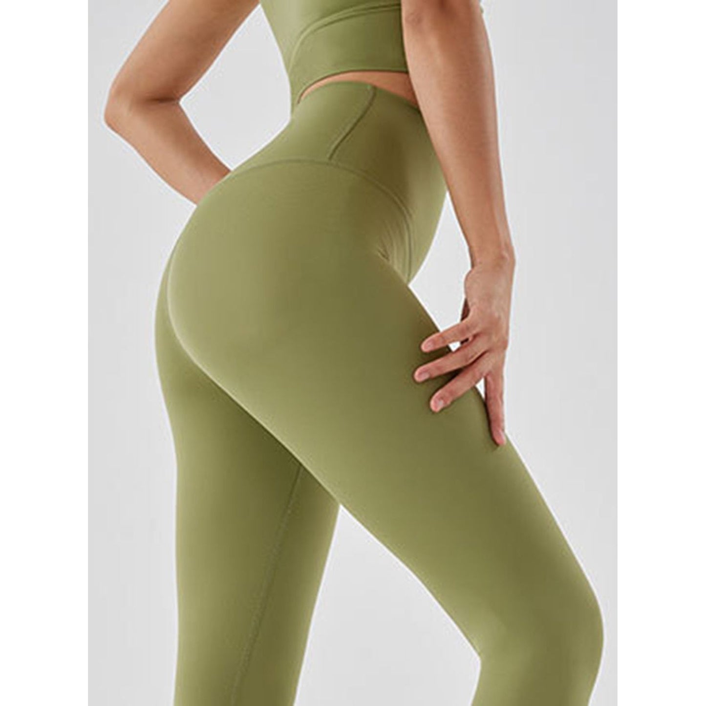 Wide Waistband Sports Leggings