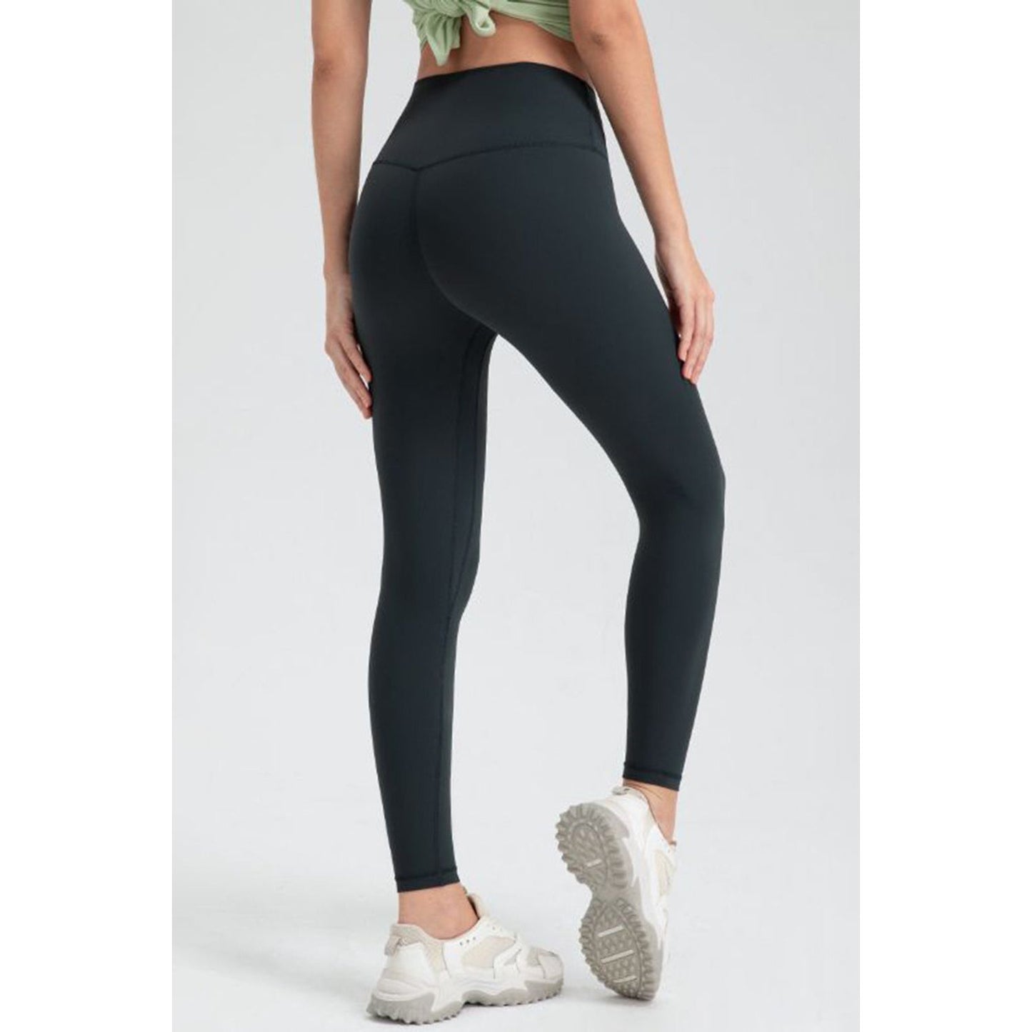 Wide Waistband Slim Fit Active Leggings