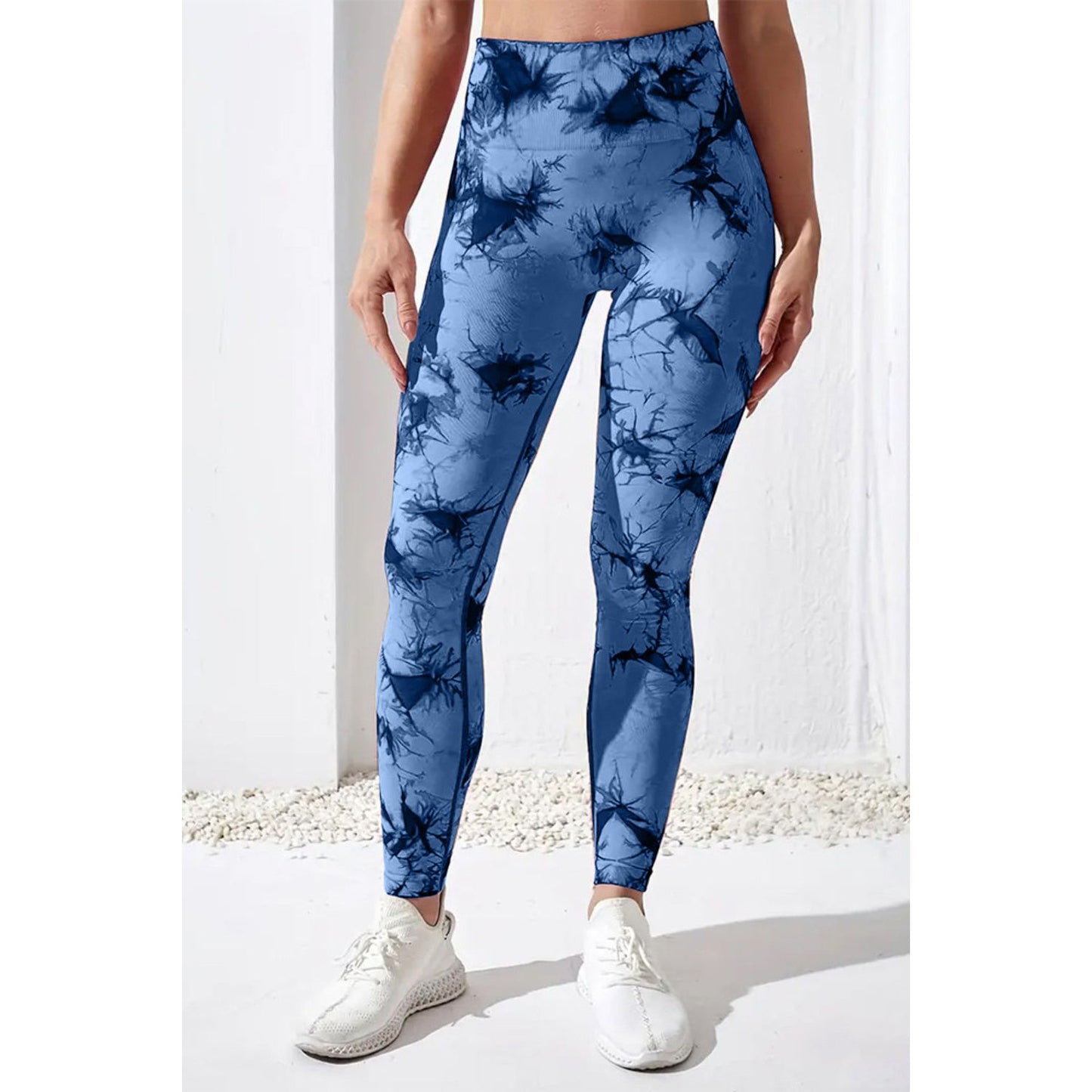 Printed High Waist Active Pants