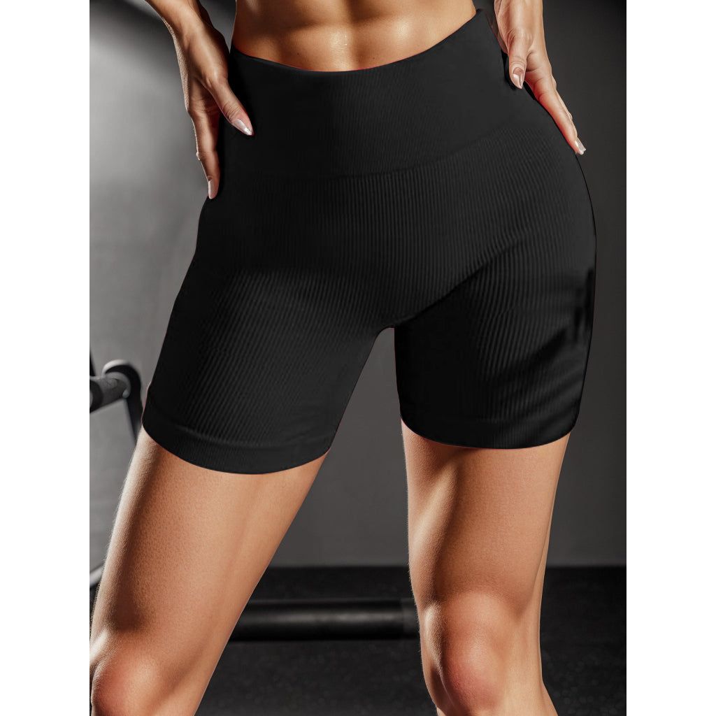 High Waist Active Shorts