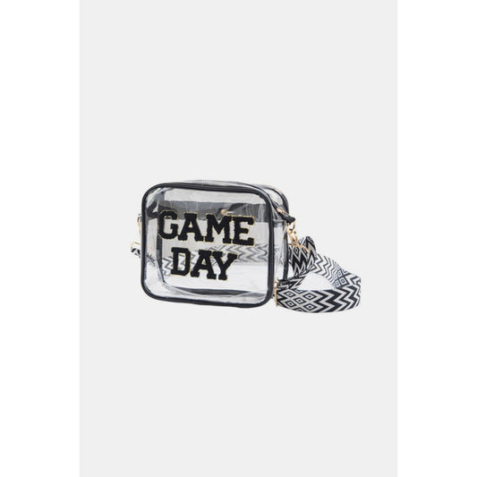 Zenana GAME DAY Stadium Approved Transparent Crossbody Bag