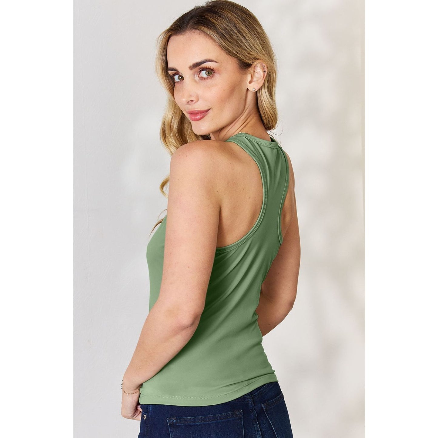 Basic Bae Full Size Round Neck Racerback Tank