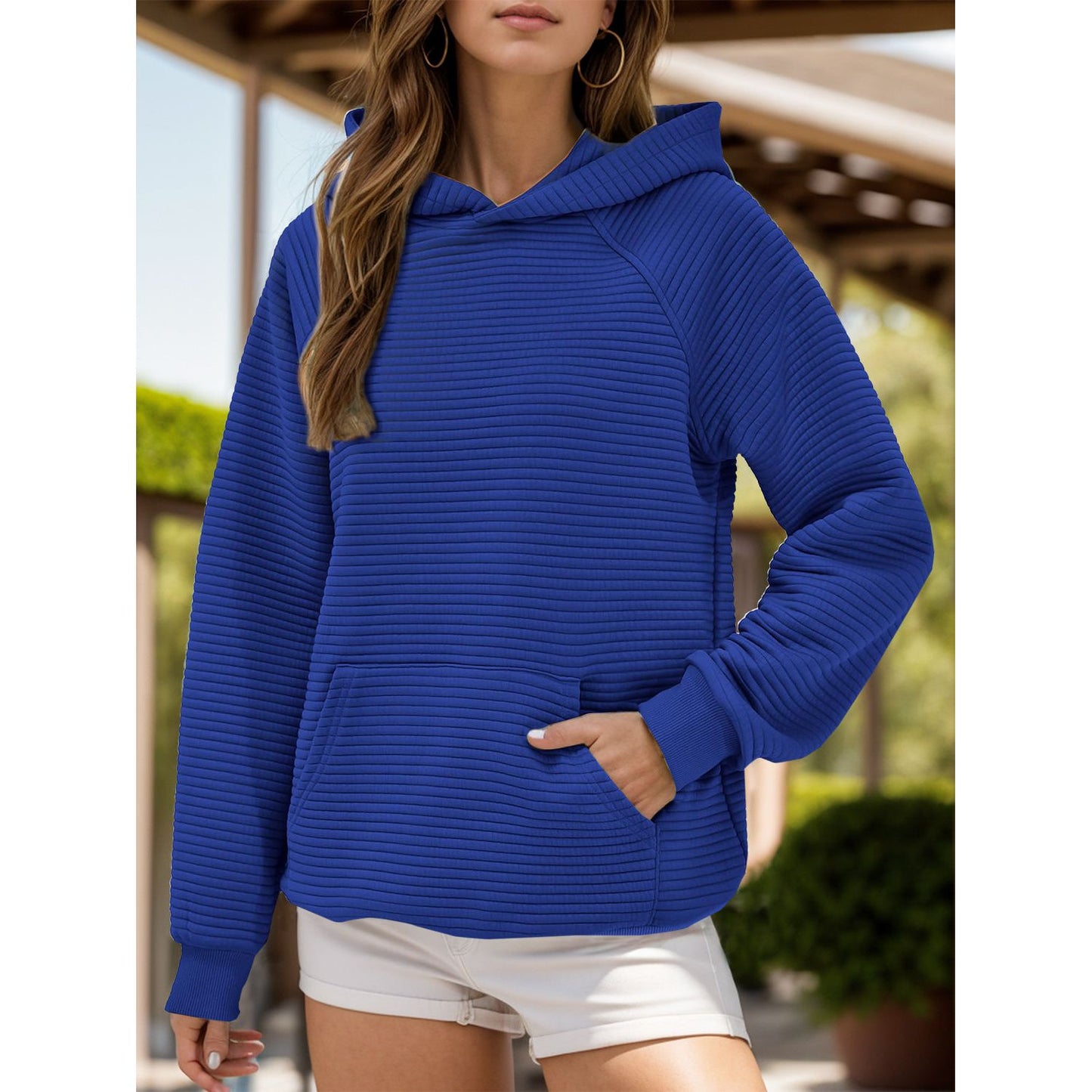 Kangaroo Pocket Long Sleeve Hoodie