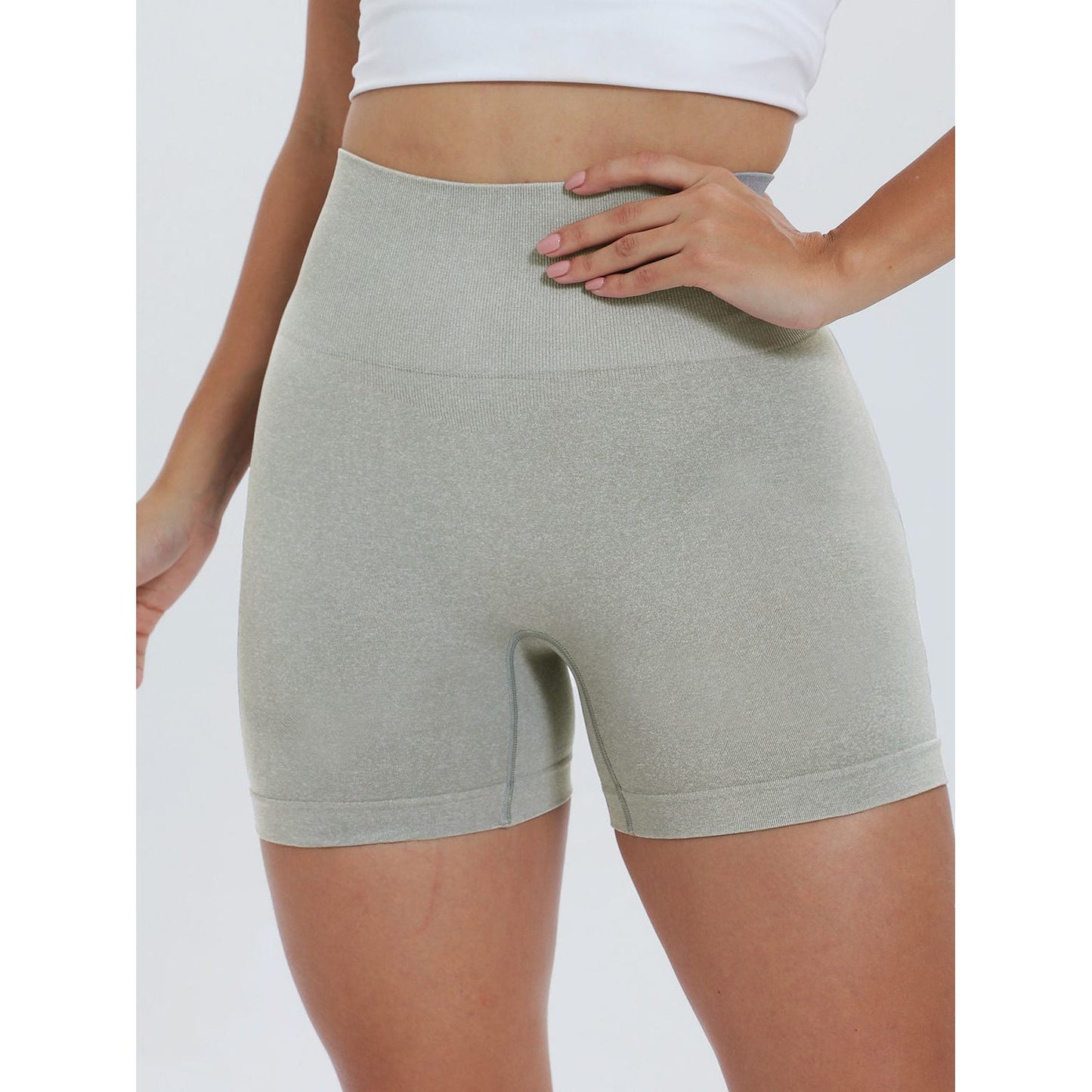 High Waist Active Shorts