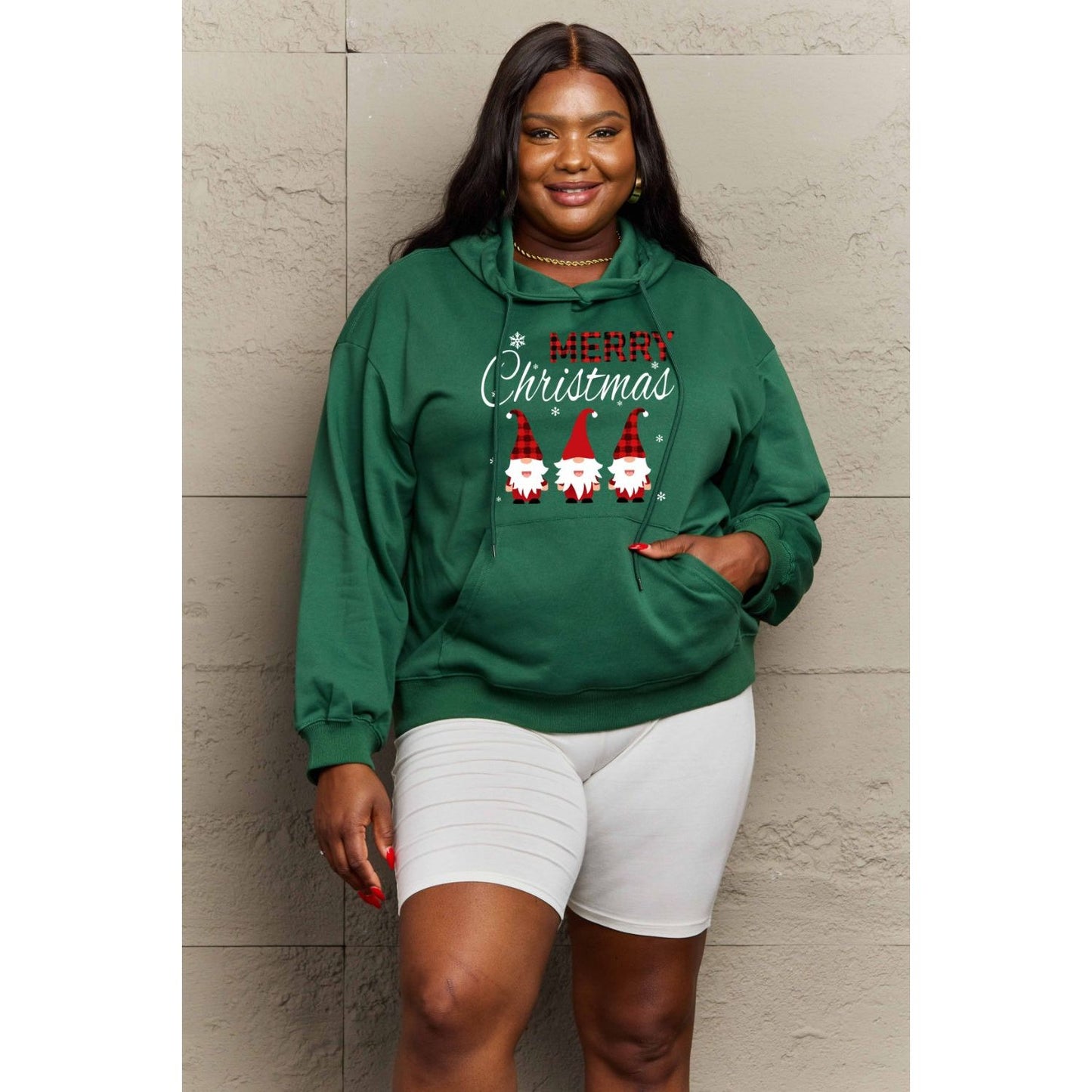 Simply Love Full Size MERRY CHRISTMAS Graphic Hoodie