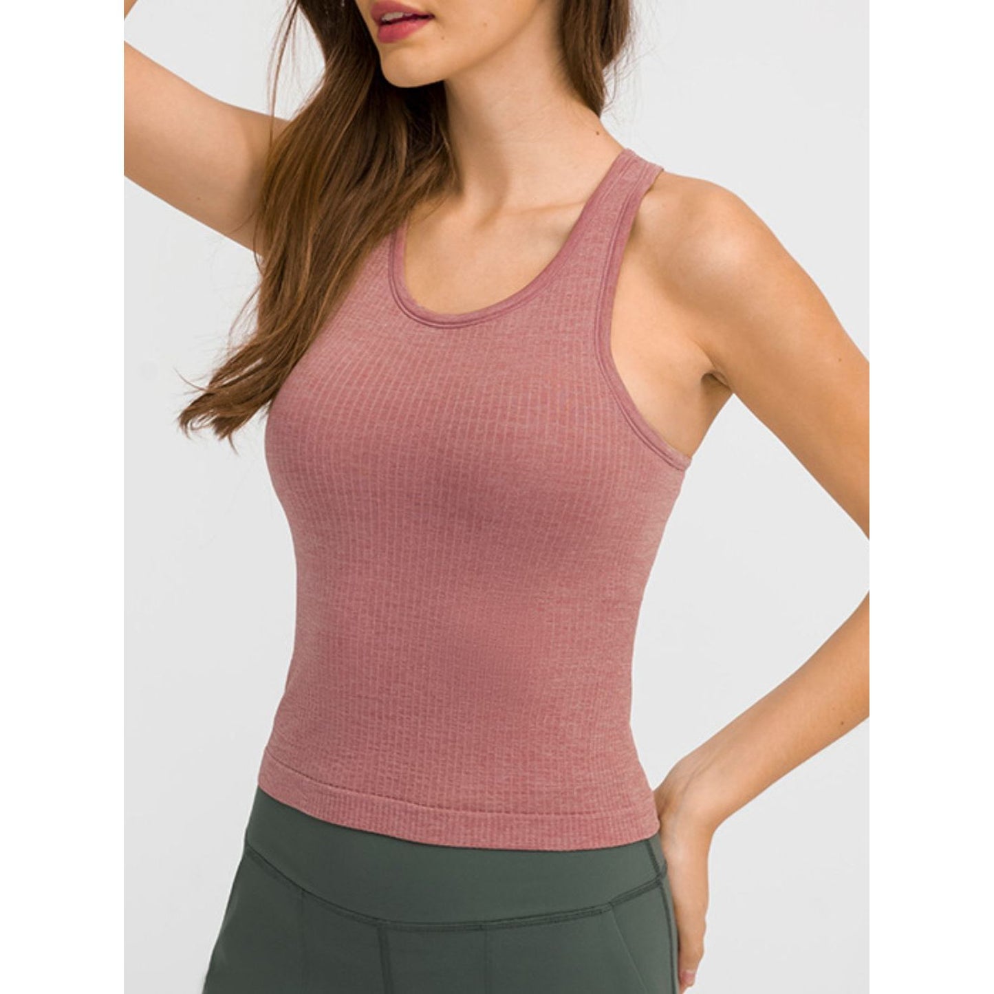 Round Neck Racerback Active Tank