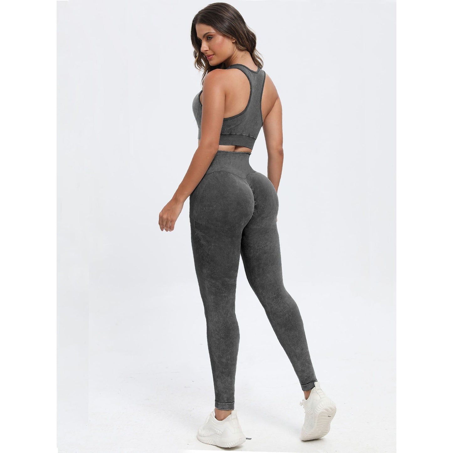 Scoop Neck Wide Strap Top and Pants Active Set